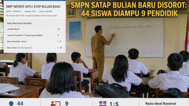 Rasio Murid dan Pendidik Tak Seimbang, SMPN Satap Bulian Baru Disorot: 44 Siswa Diampu 9 Pendidik